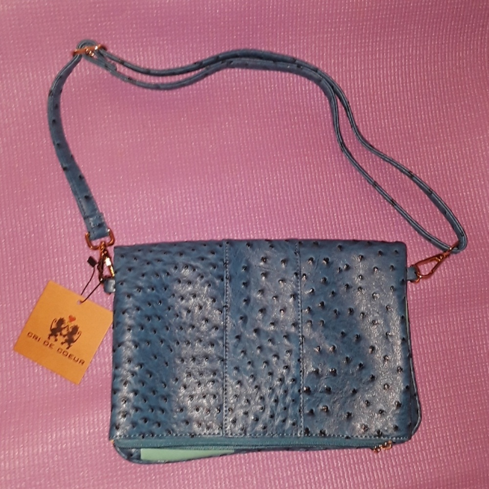 Cri De Coeur Alligator  Crossbody Bag